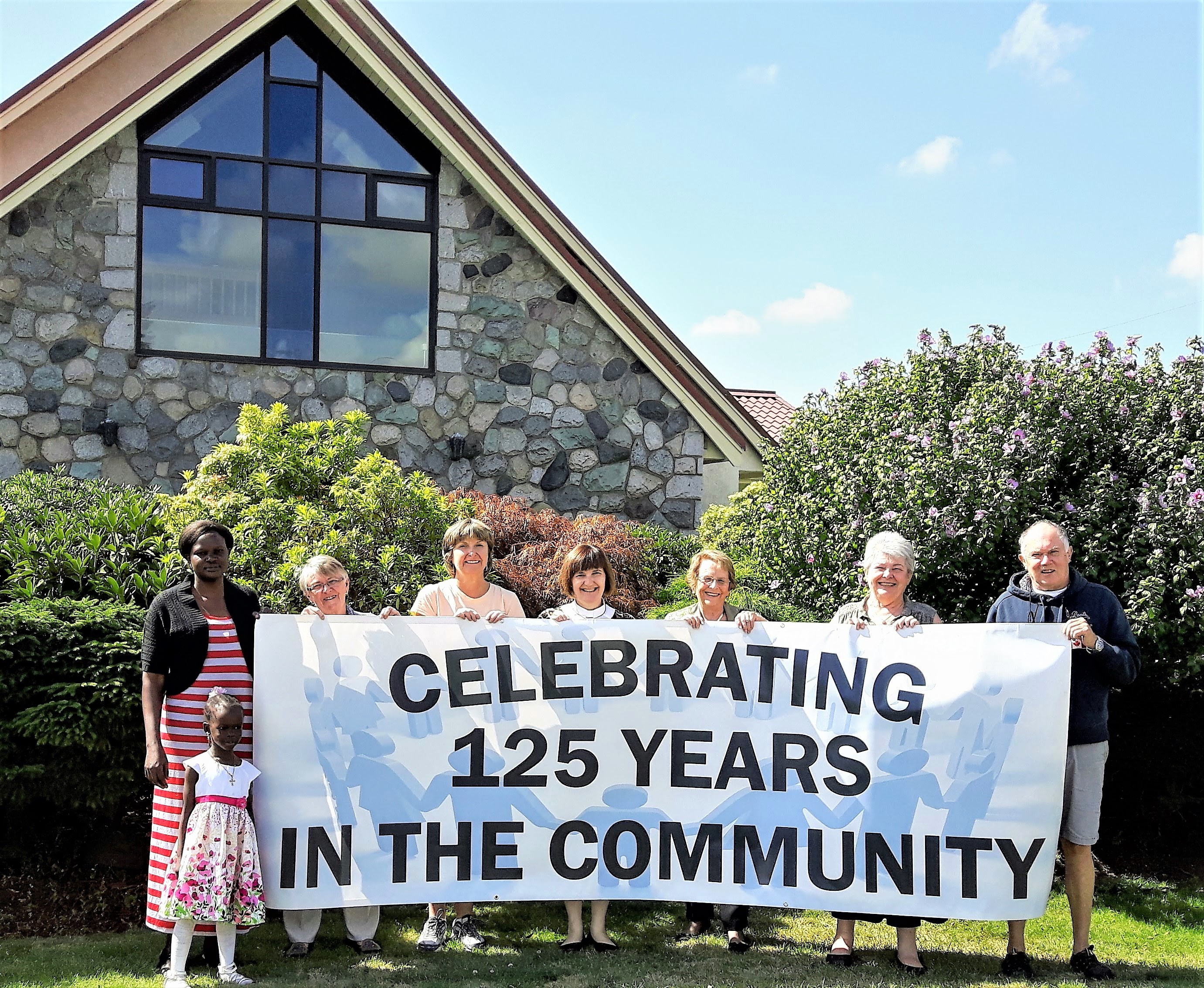 125 years church entrance